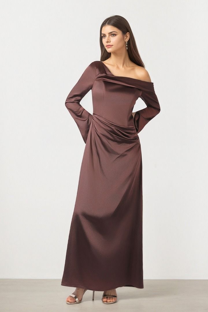 Bronze Drape Dress