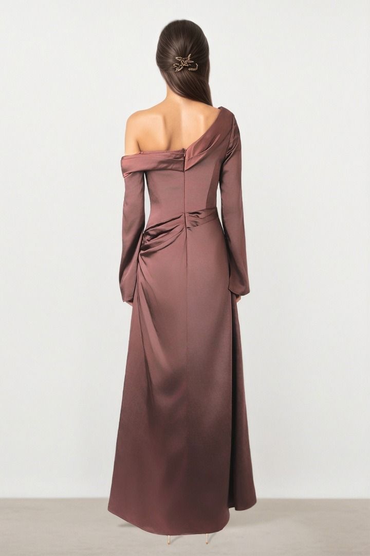 Bronze Drape Dress
