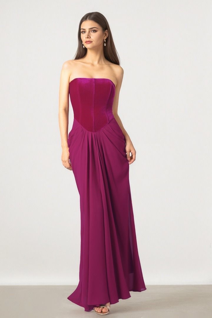 Velvet Coral Dress