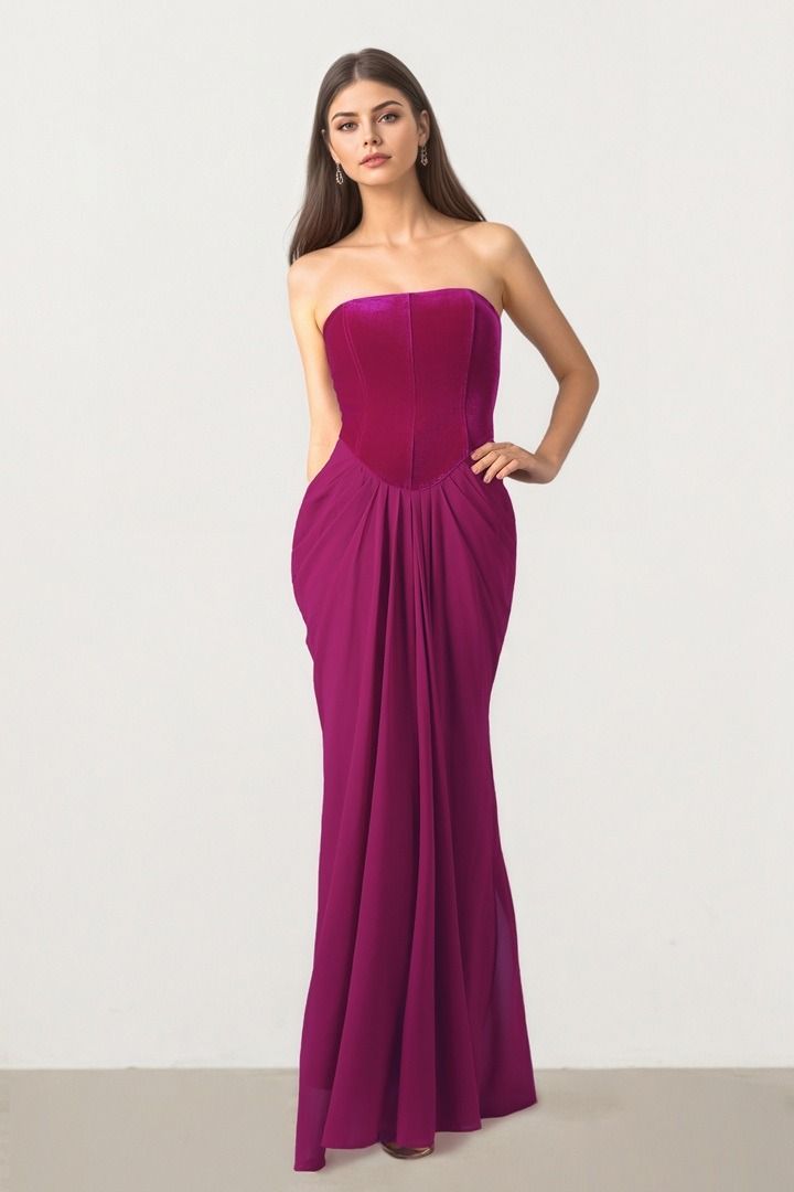 Velvet Coral Dress