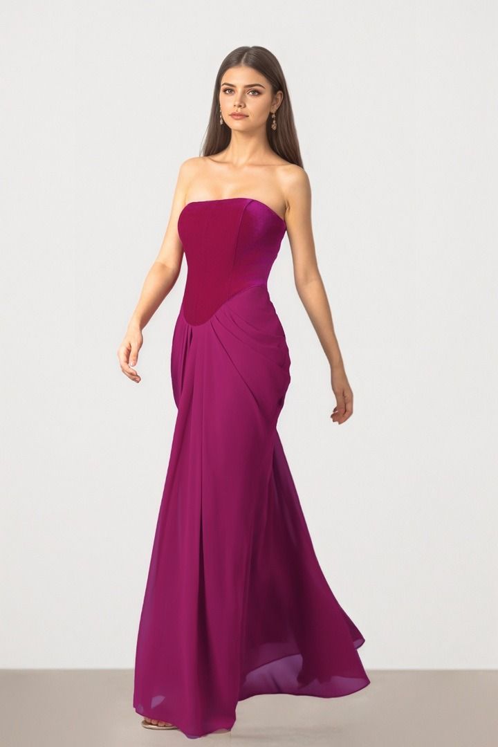 Velvet Coral Dress
