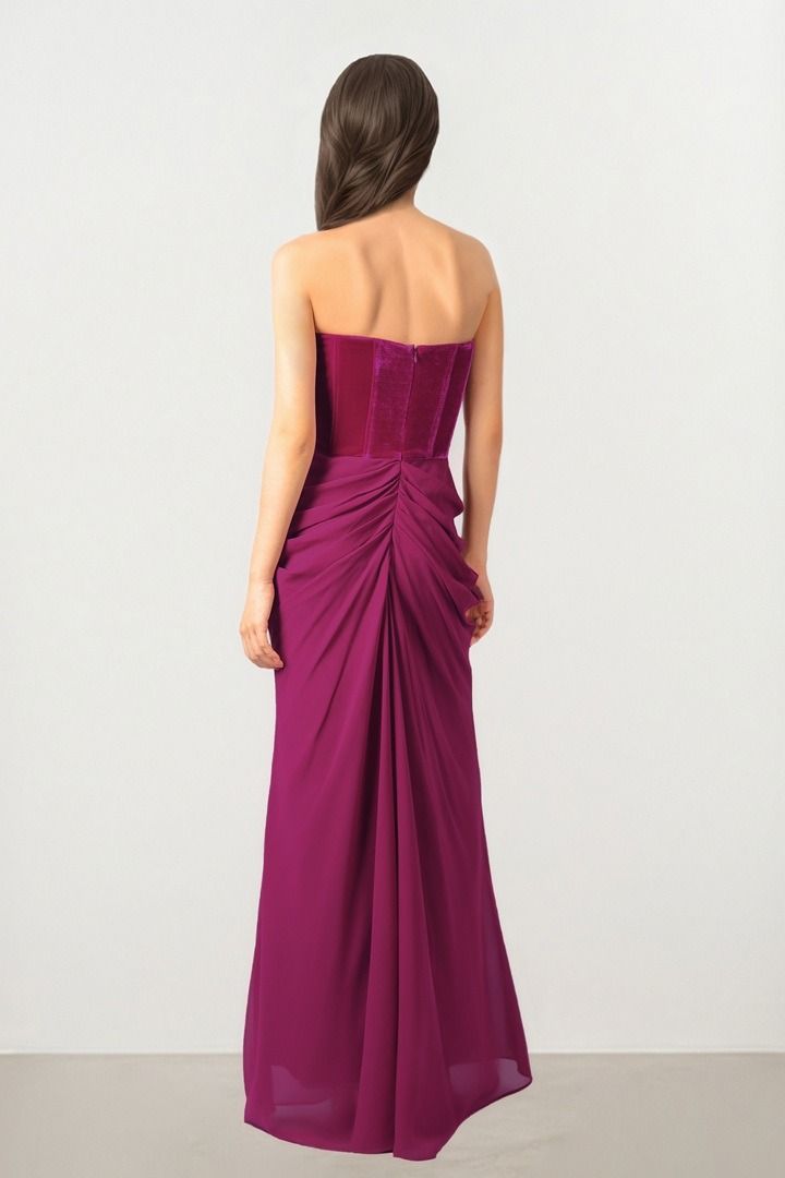 Velvet Coral Dress