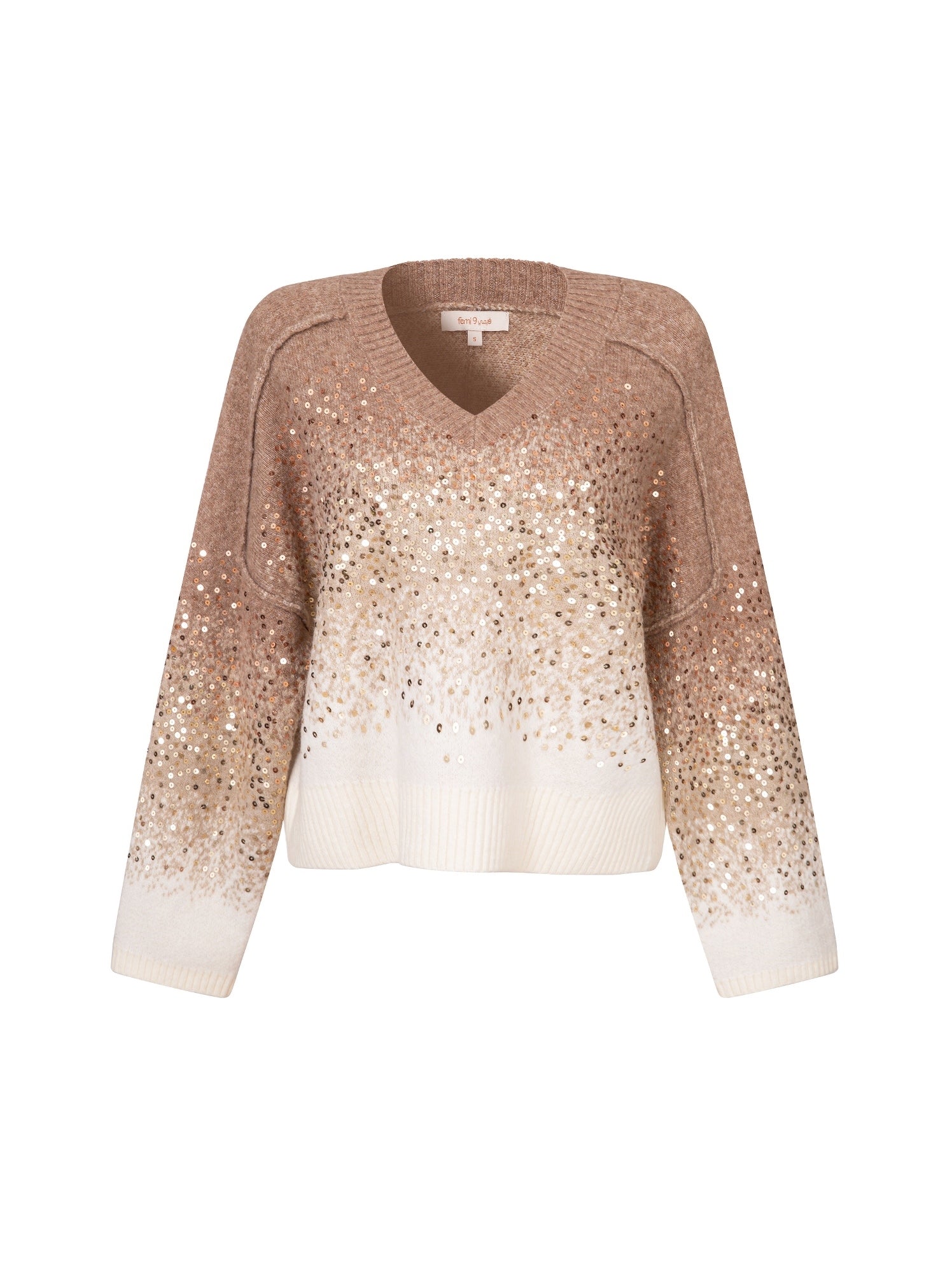 Ombre Fuzzy Knit