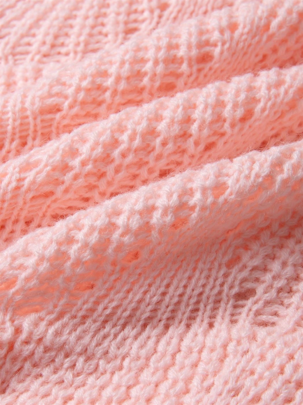 Pink Textured-Sleeve Knit