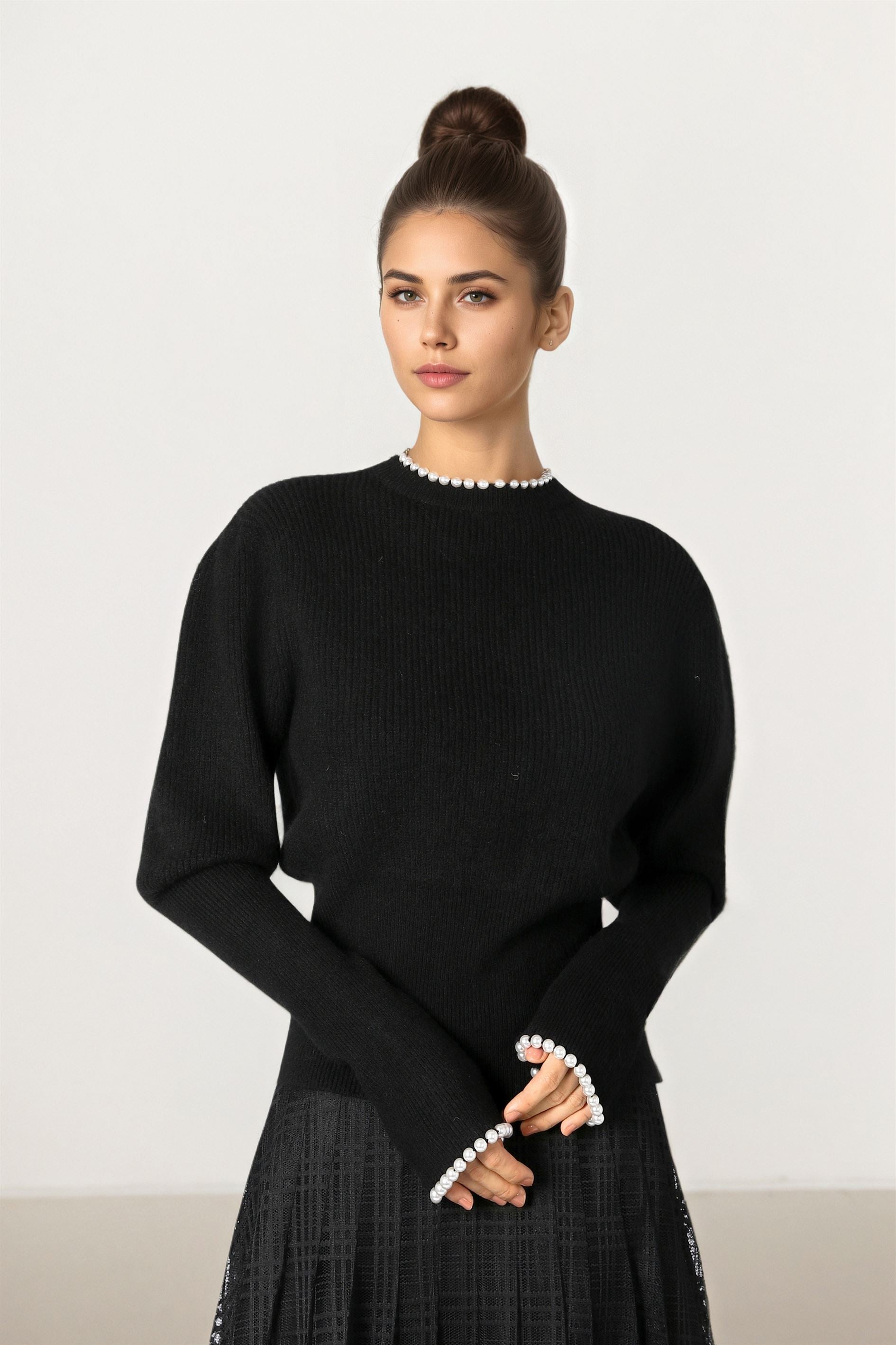Black Crew Knit