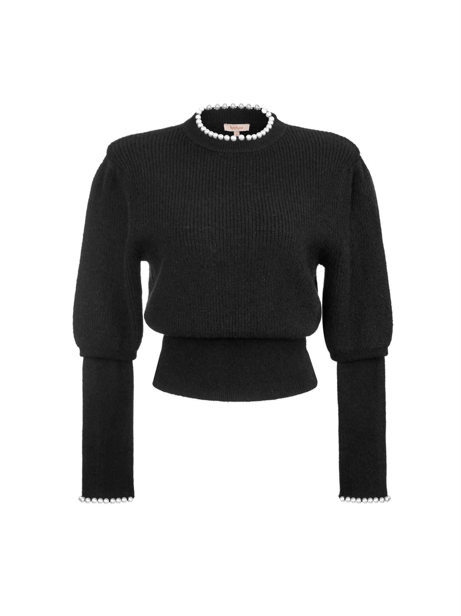 Black Crew Knit
