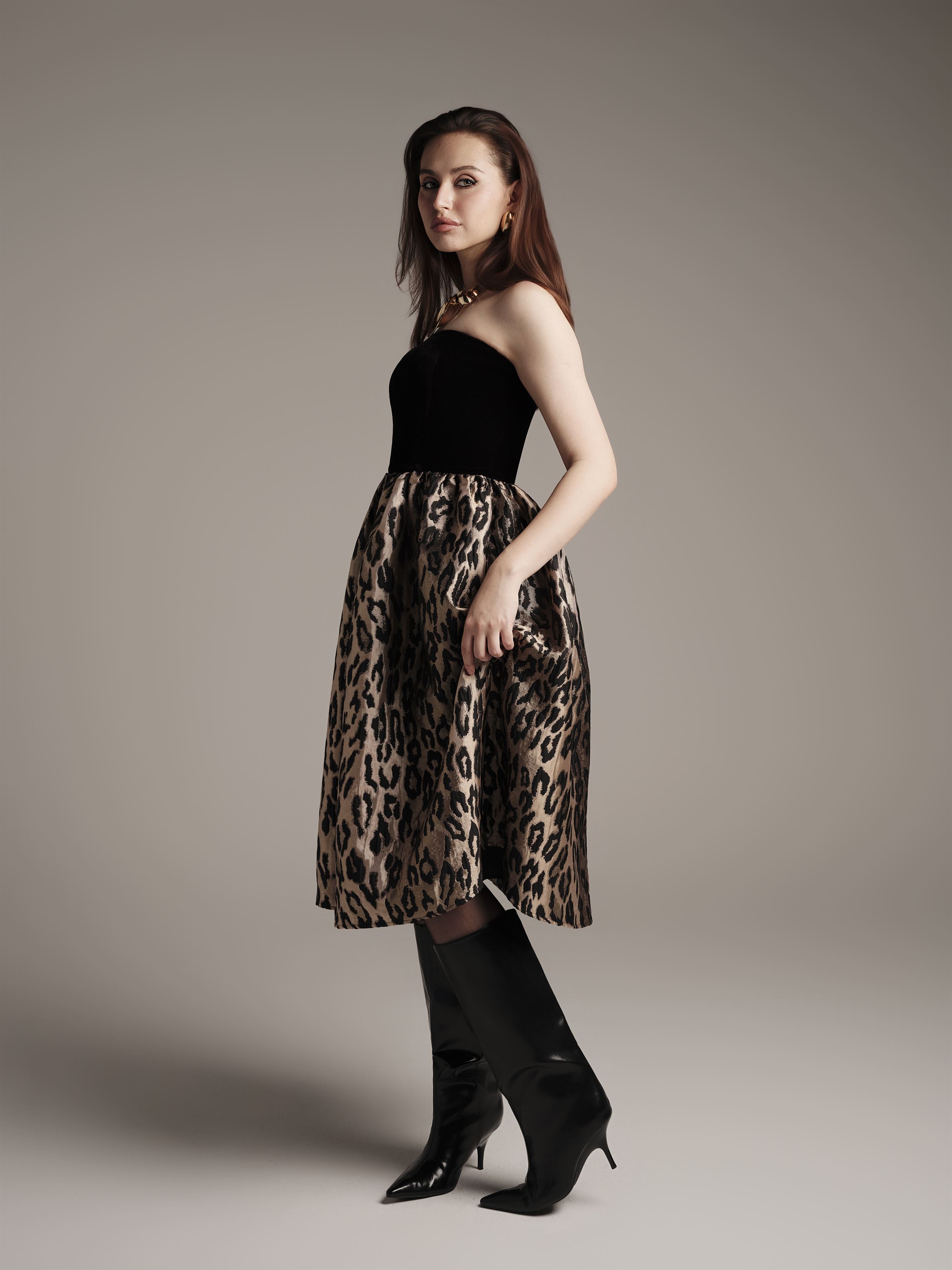 Velvet & Brocade Dress