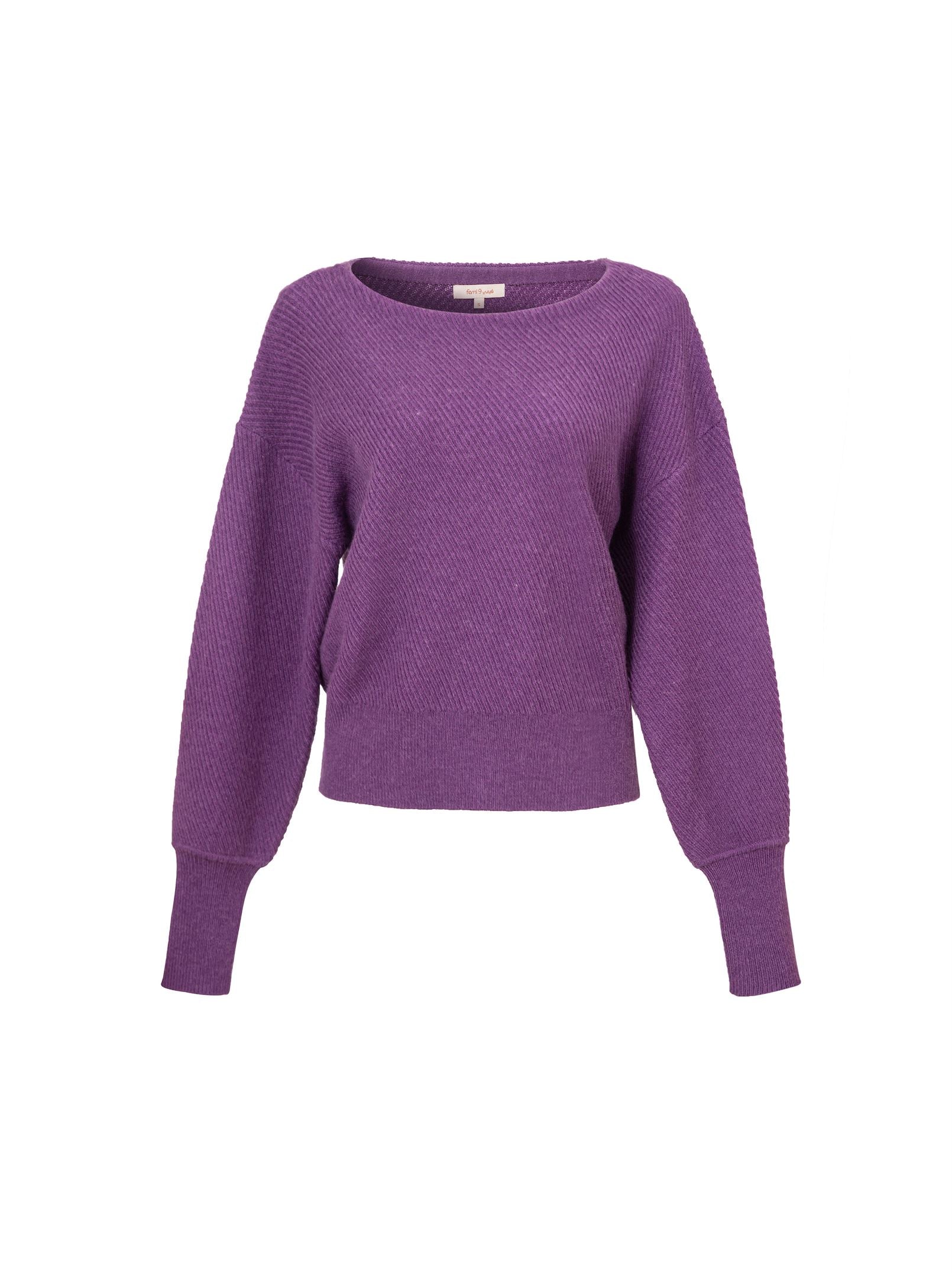 Purple Relaxed Knit
