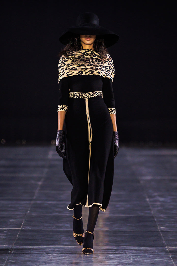 Belted Knit Maxi Dress