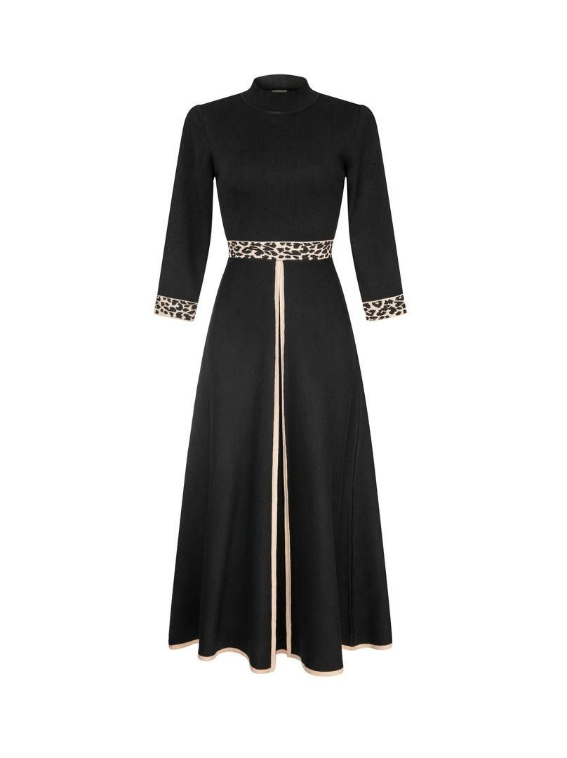 Belted Knit Maxi Dress