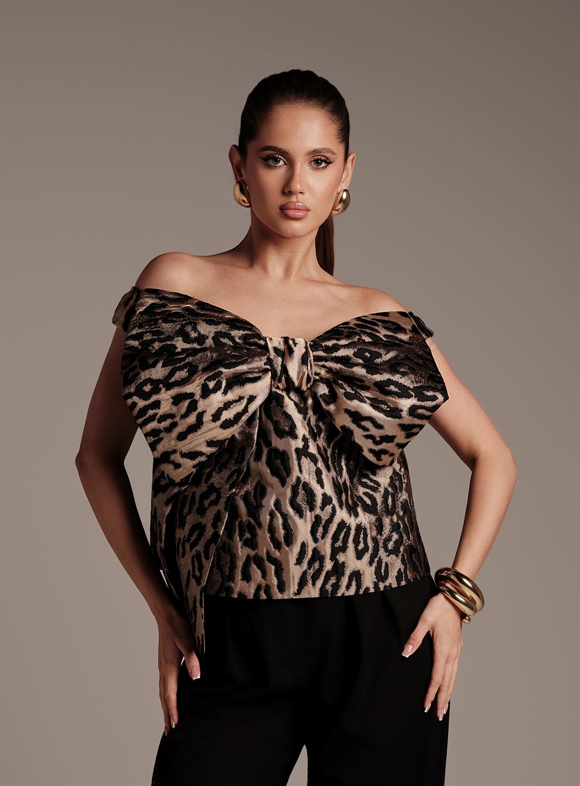 Brocade Off-Shoulder Top