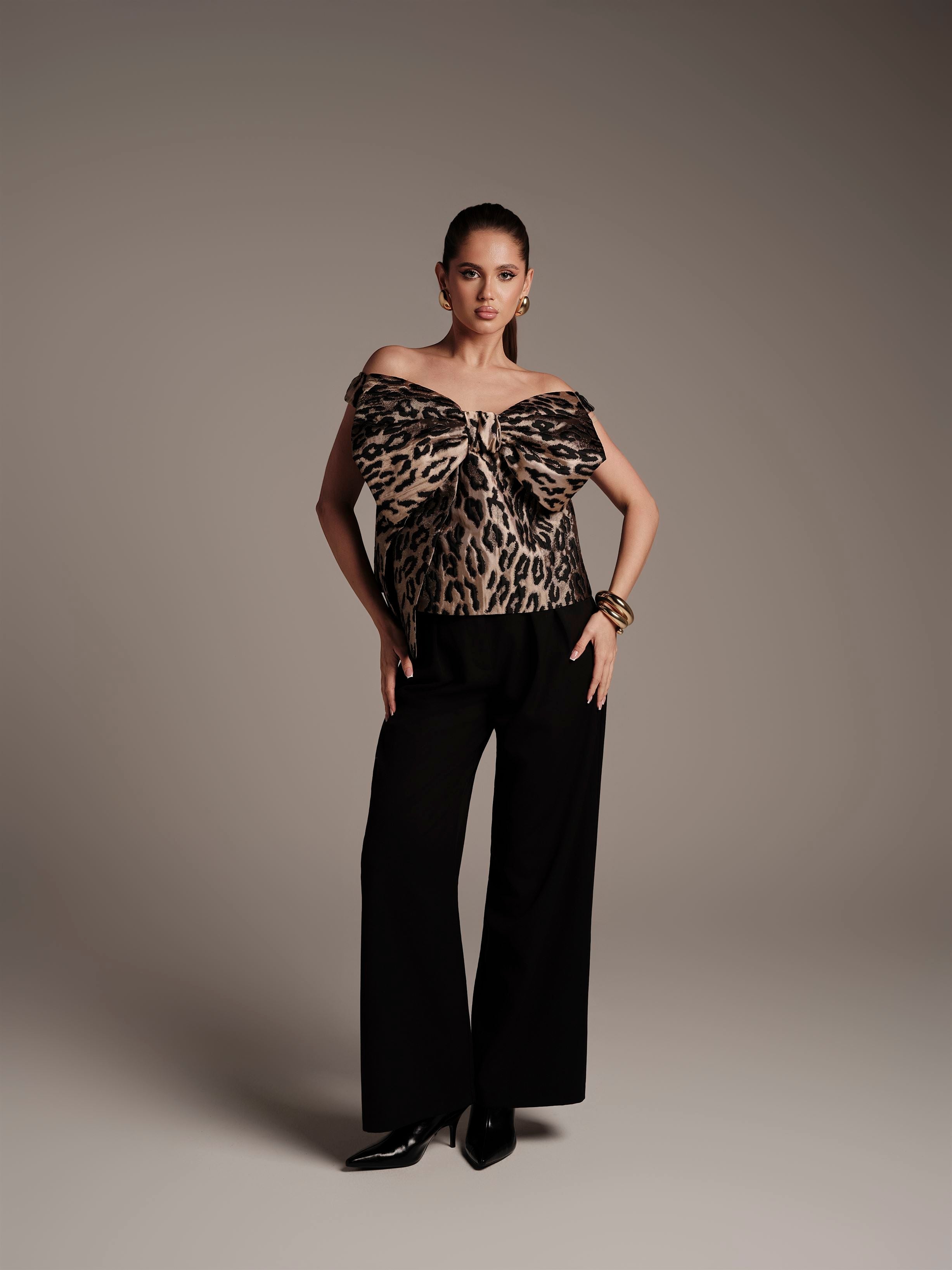 Brocade Off-Shoulder Top