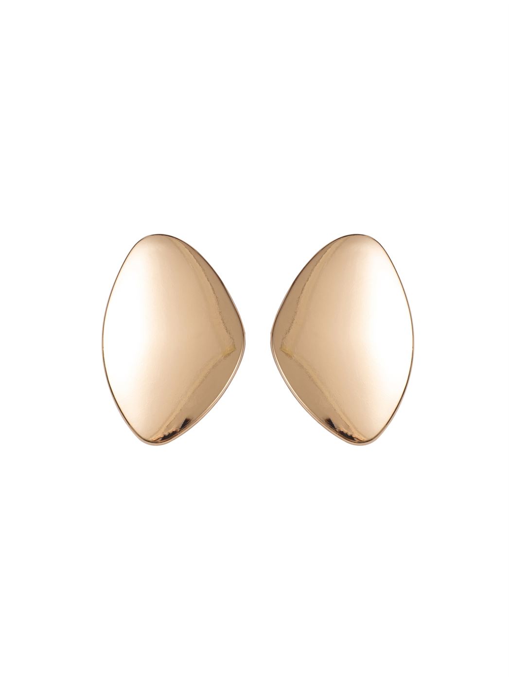 Sculpted Oval Studs