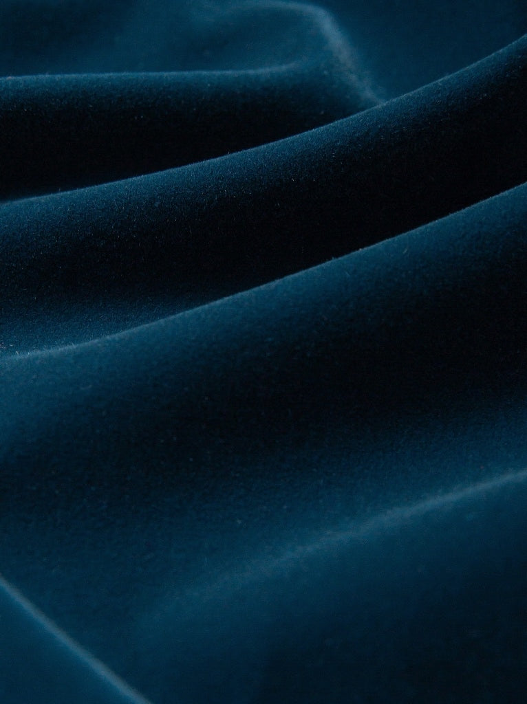 Pleated Velvet Coral Dress