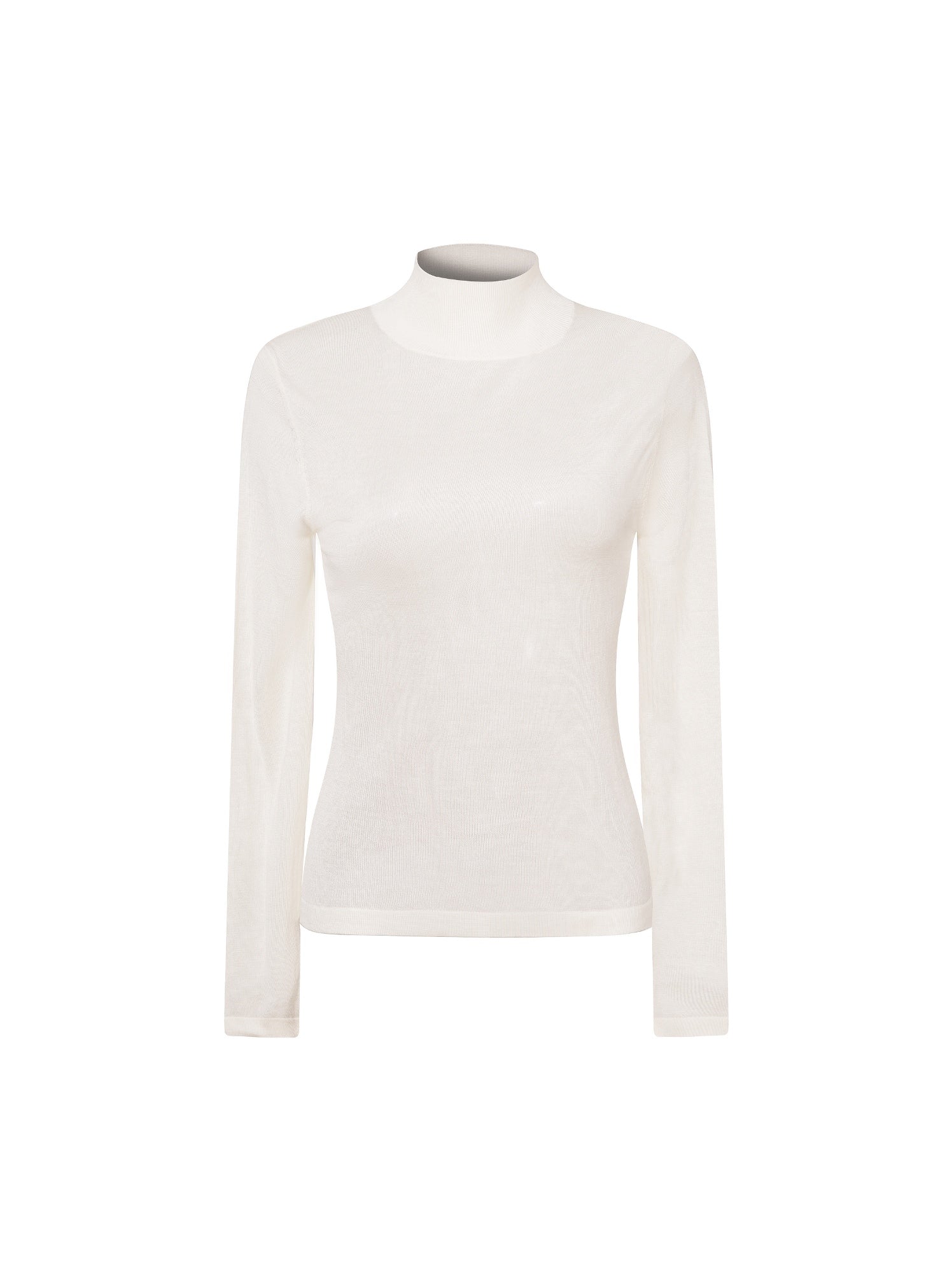 Cream Turtleneck Pullover