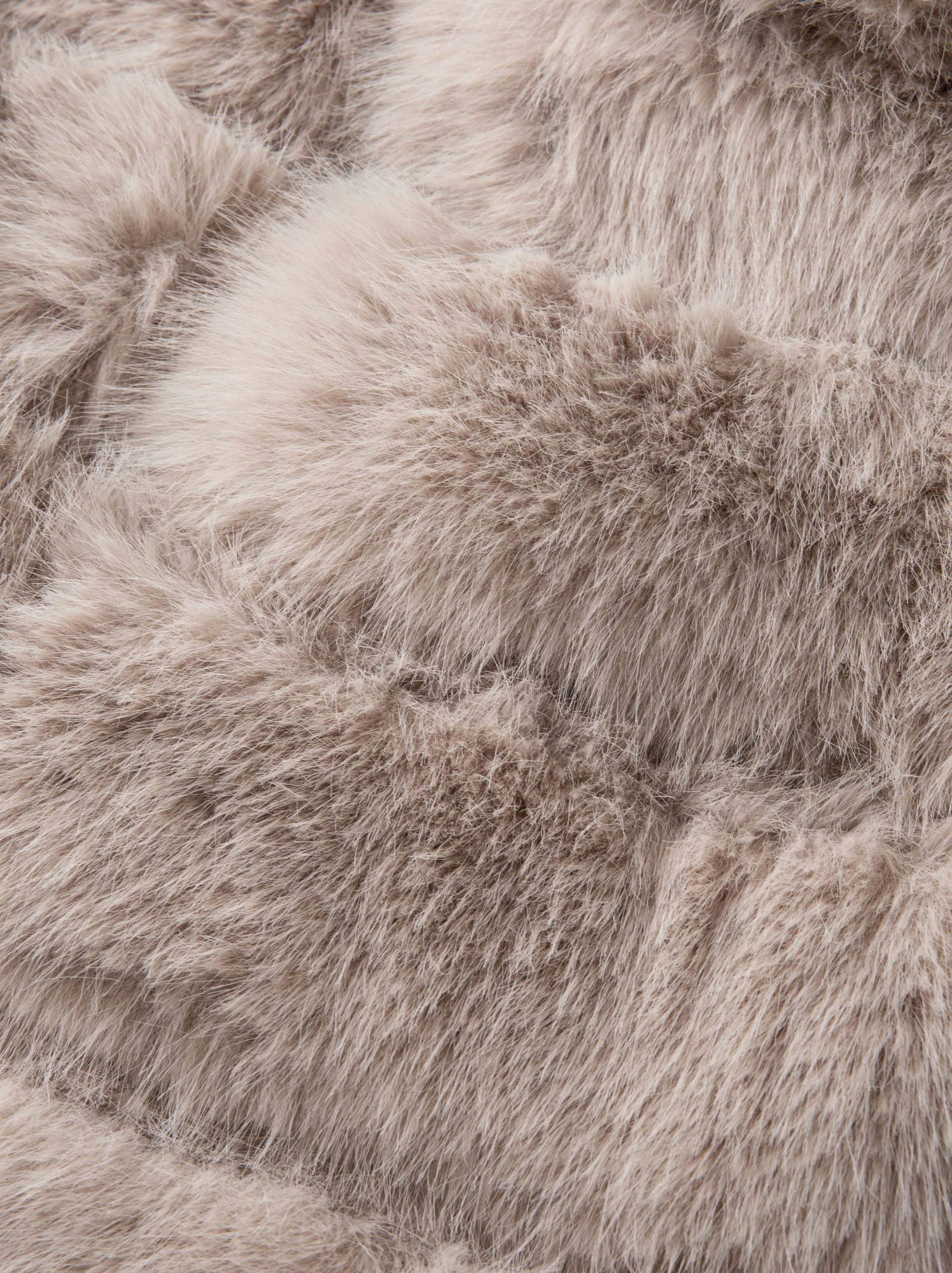 Fur Panel Coat