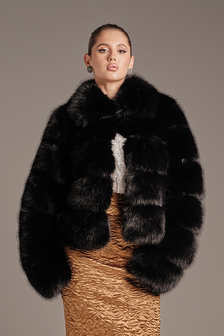 Cropped Fur Coat