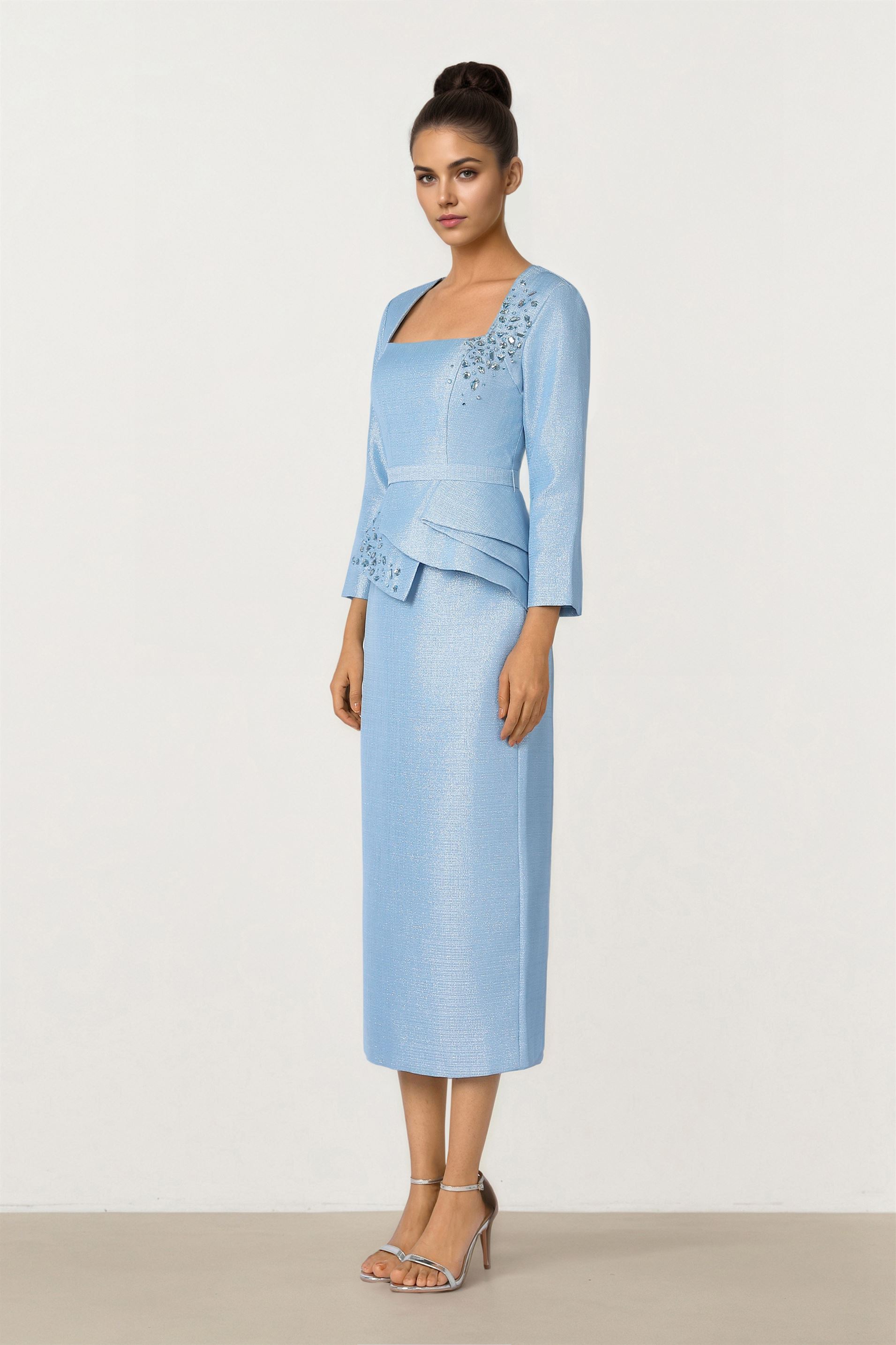 Brocade Pencil Skirt