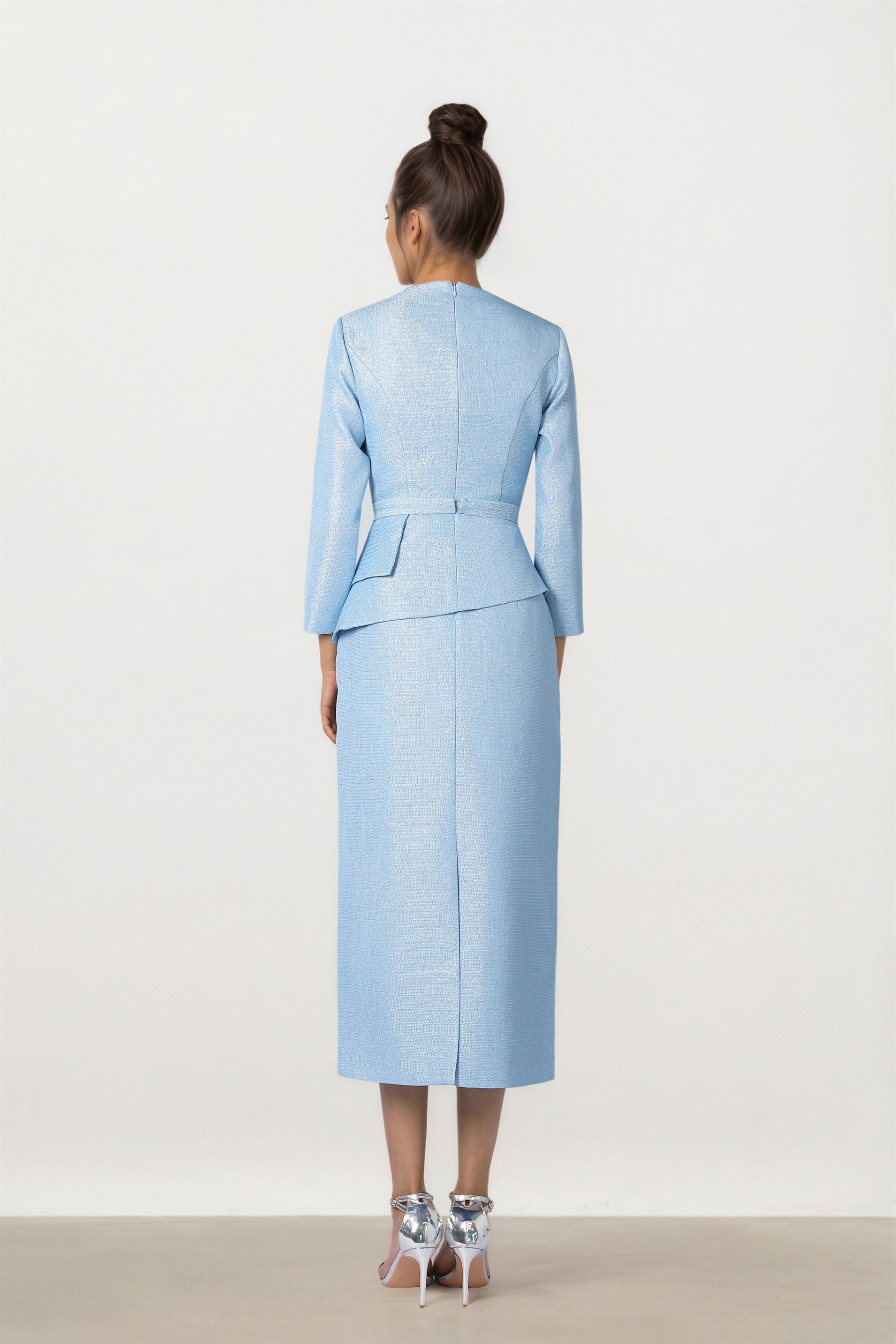 Brocade Pencil Skirt