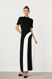 Black & White Knit Dress