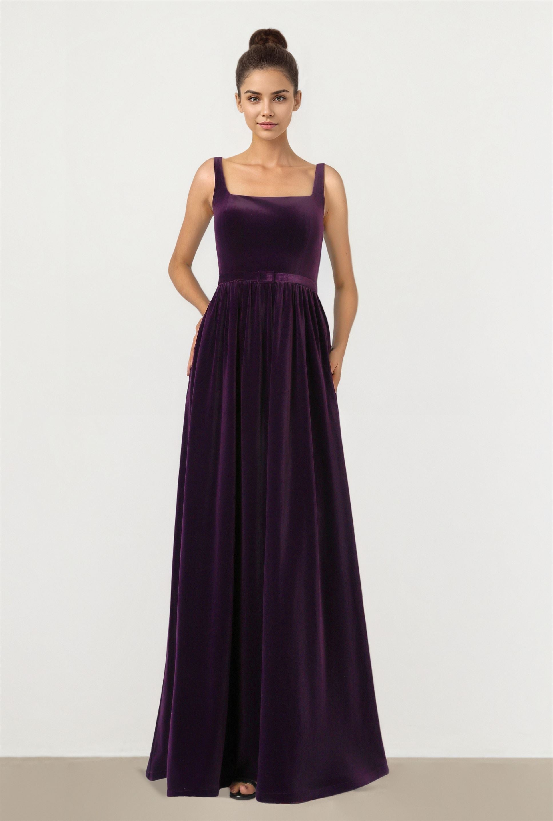 Maxi Plum Dress
