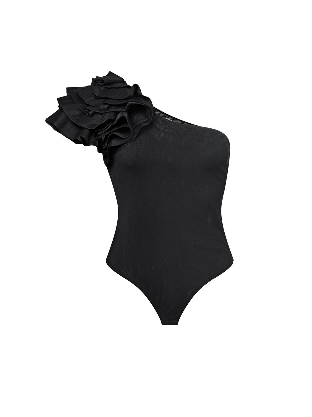 Bold Ruffled Shoulder Top - Femi9 EG