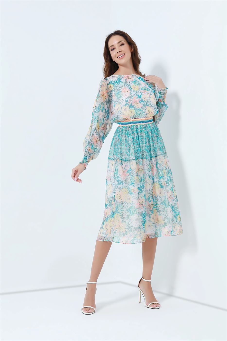 Allover Printed Dress - Femi9 EG