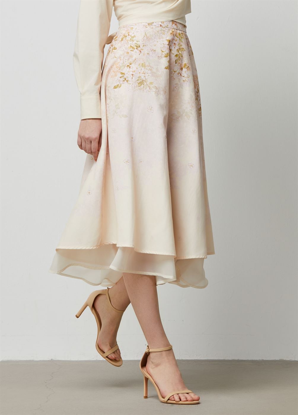 Printed Layered Skirt - Femi9 EG
