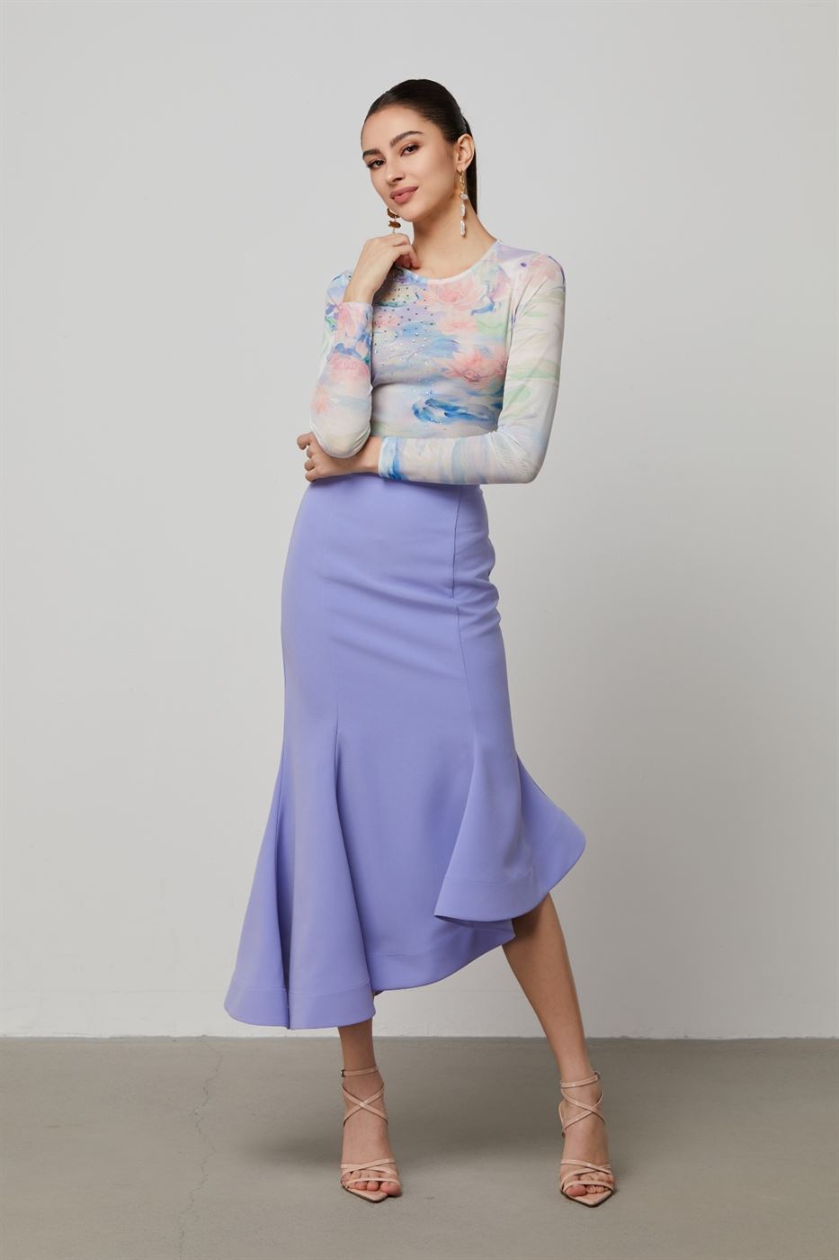 Violet Midi Skirt - Femi9 EG