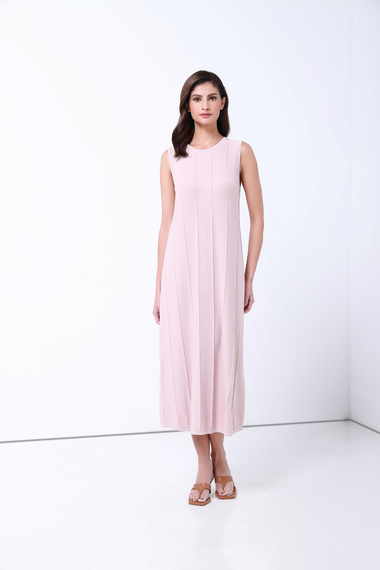 A- Line Knitted Dress - Femi9 EG