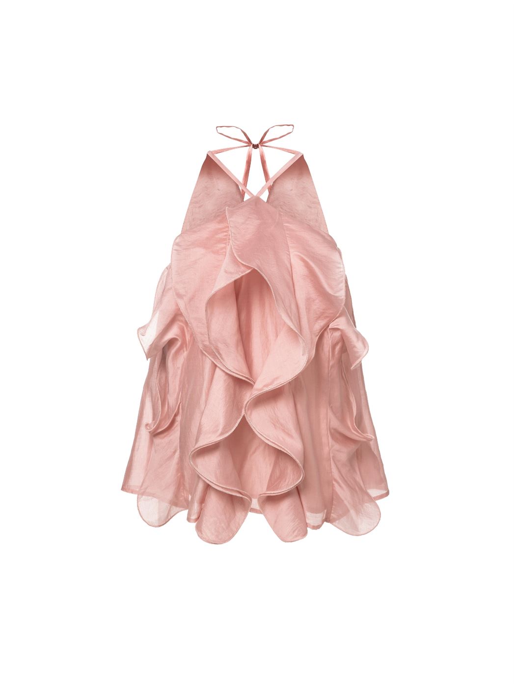 Ruffled Halter Neck Top - Femi9 EG
