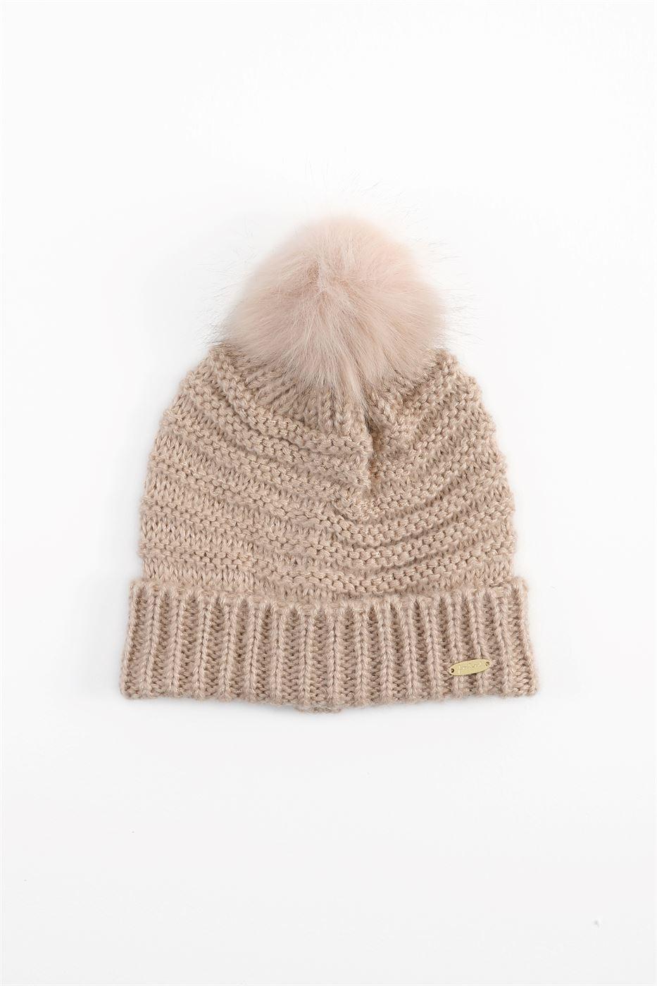 Pom-Pom Knitted Cap - Femi9 EG