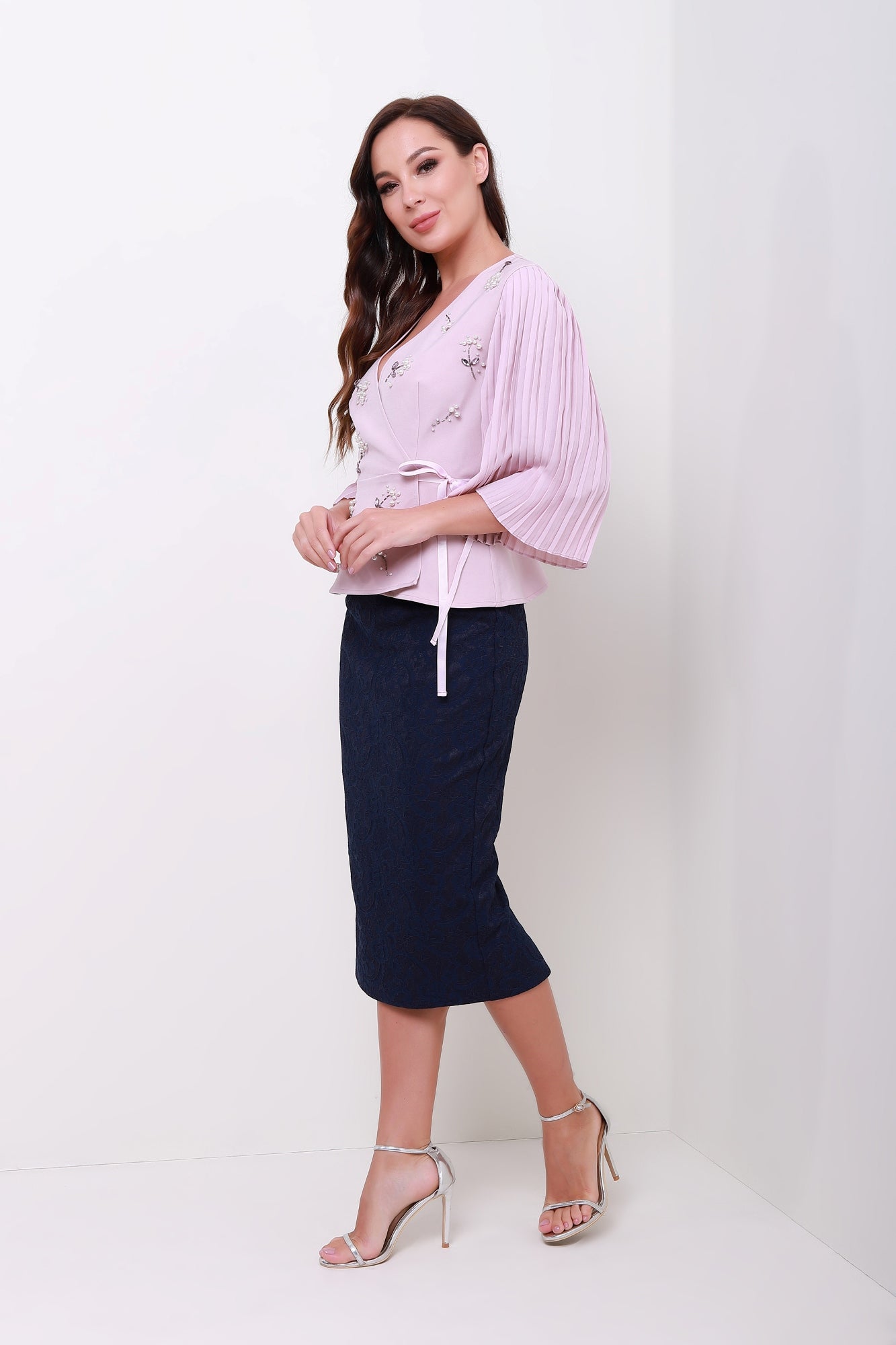 Lace Pencil Skirt - Femi9 EG