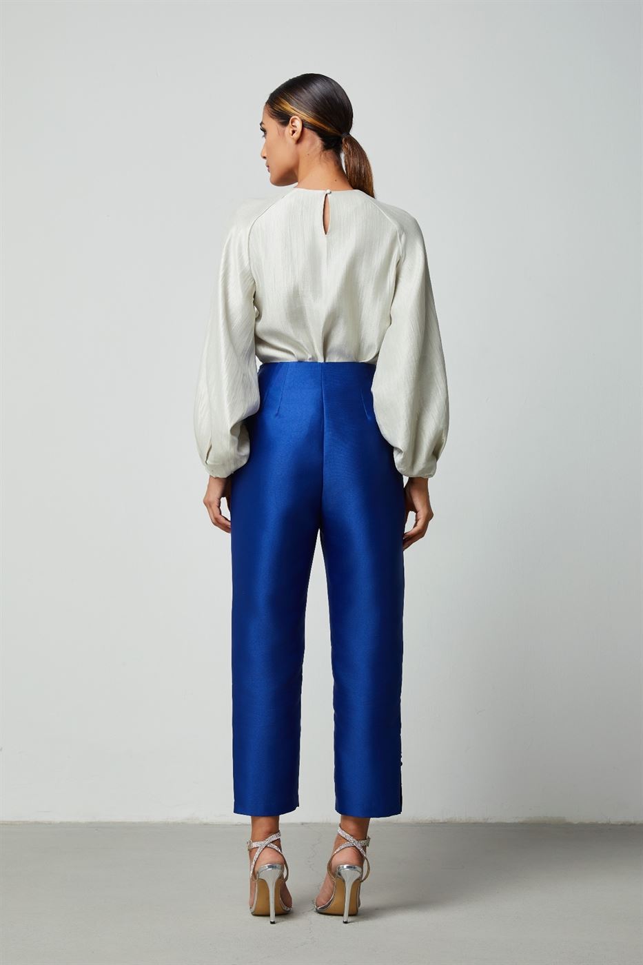 Embellished Cuffs Blouse - Femi9 EG