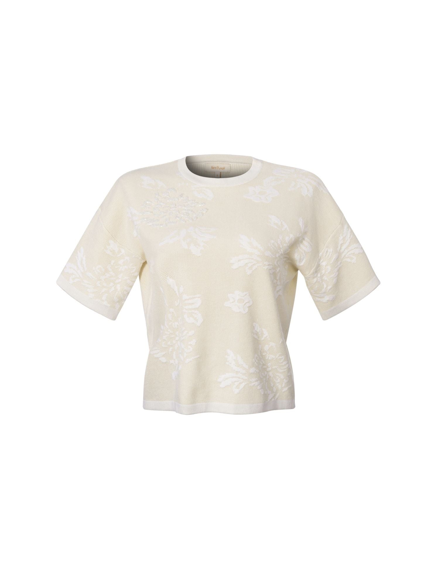 Embellished Flower Top - Femi9 EG