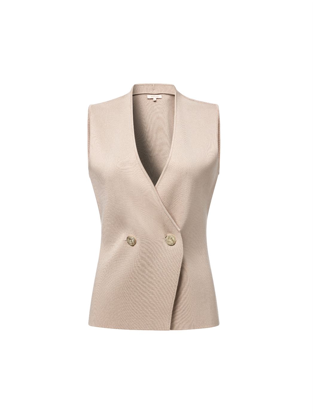Buttoned Knitted Vest - Femi9 EG
