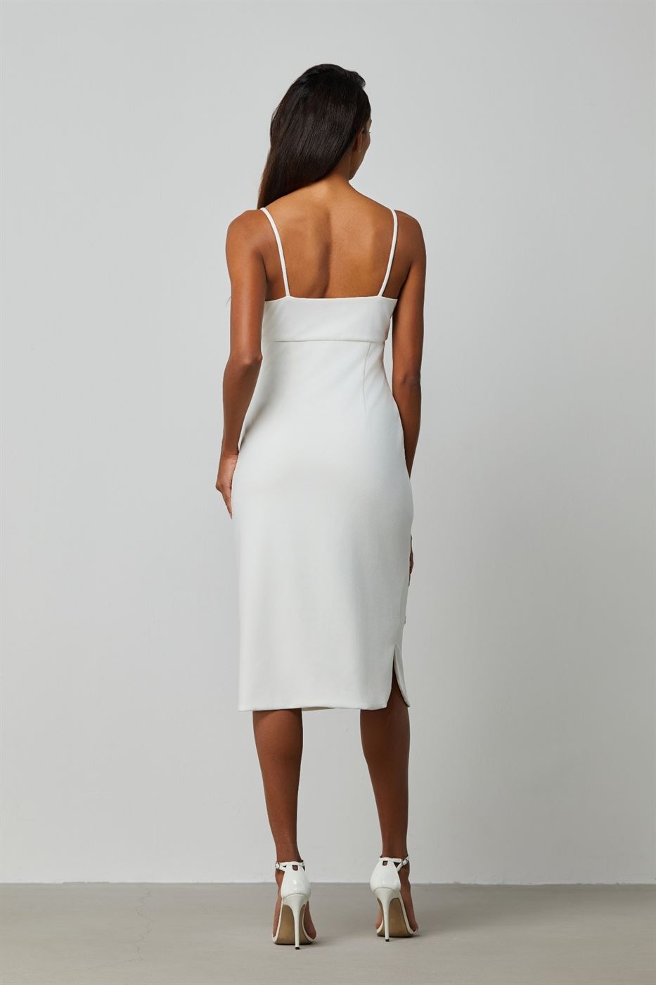 Circle Embellished Midi Dress - Femi9 EG
