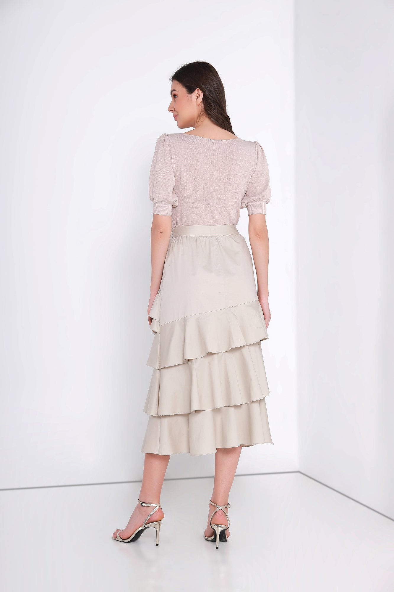 Multi-Layered Ruffled Skirt - Femi9 EG