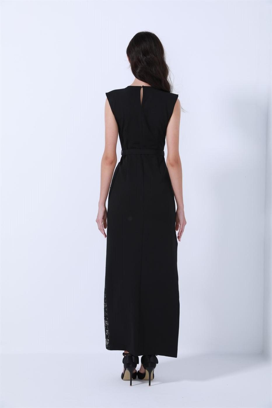 Slim Fit Belted Dress - Femi9 EG