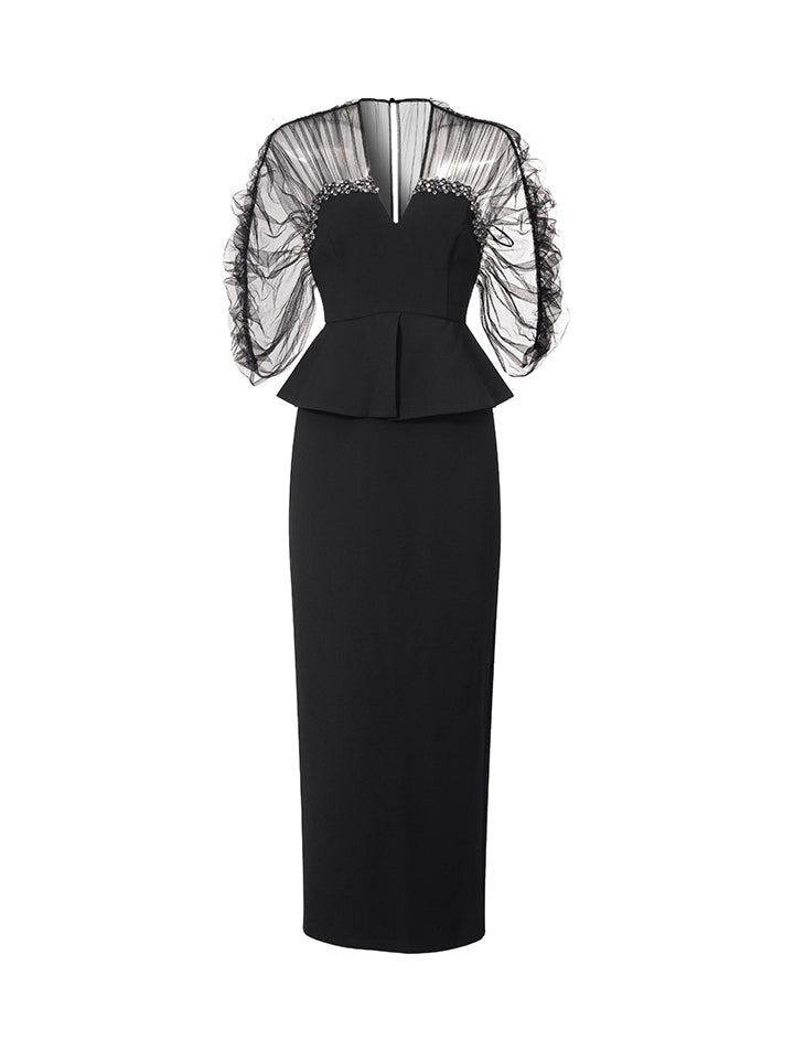 Sleeve Maxi Dress - Femi9 EG