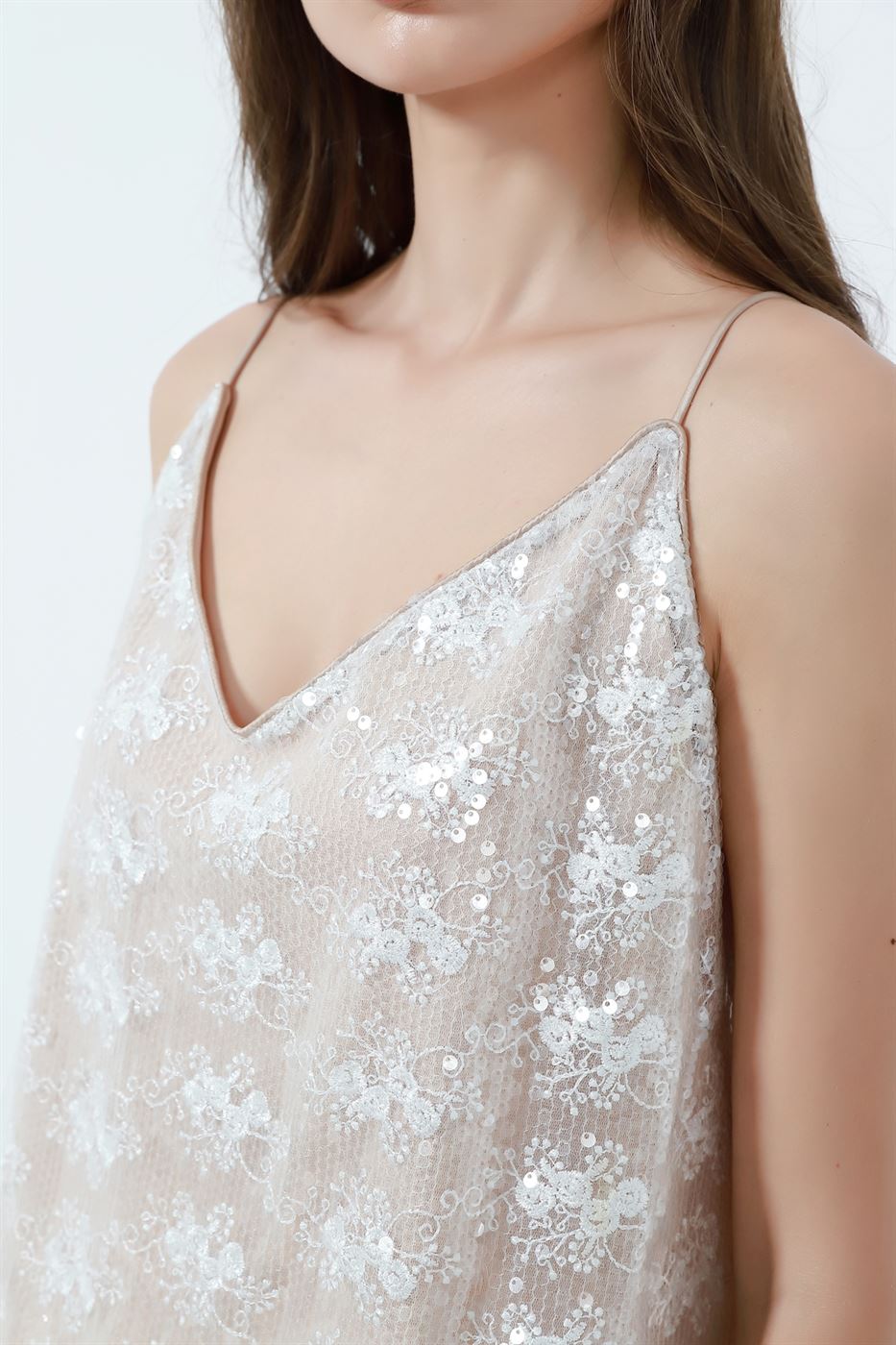 Sequin Cropped Top - Femi9 EG