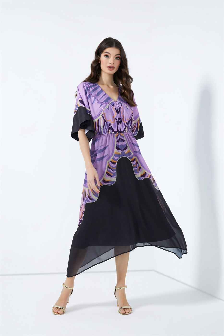 Kaftan With Placement Print - Femi9 EG