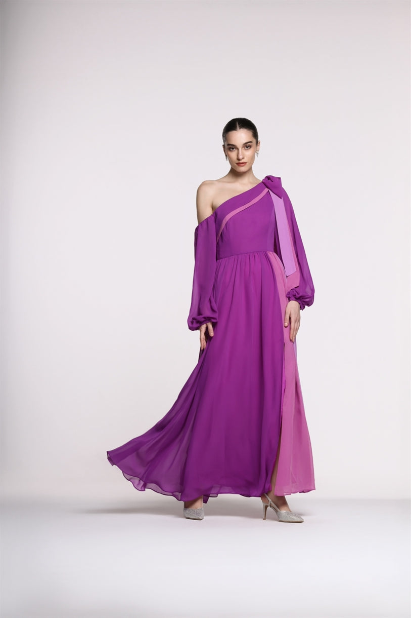 Maxi Chiffon Dress - Femi9 EG
