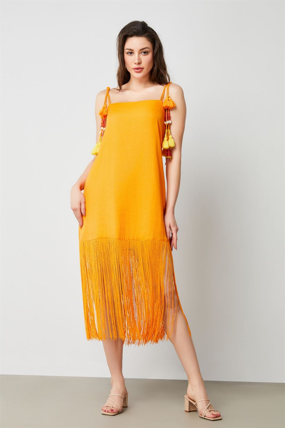 Fringe Hem Dress - Femi9 EG