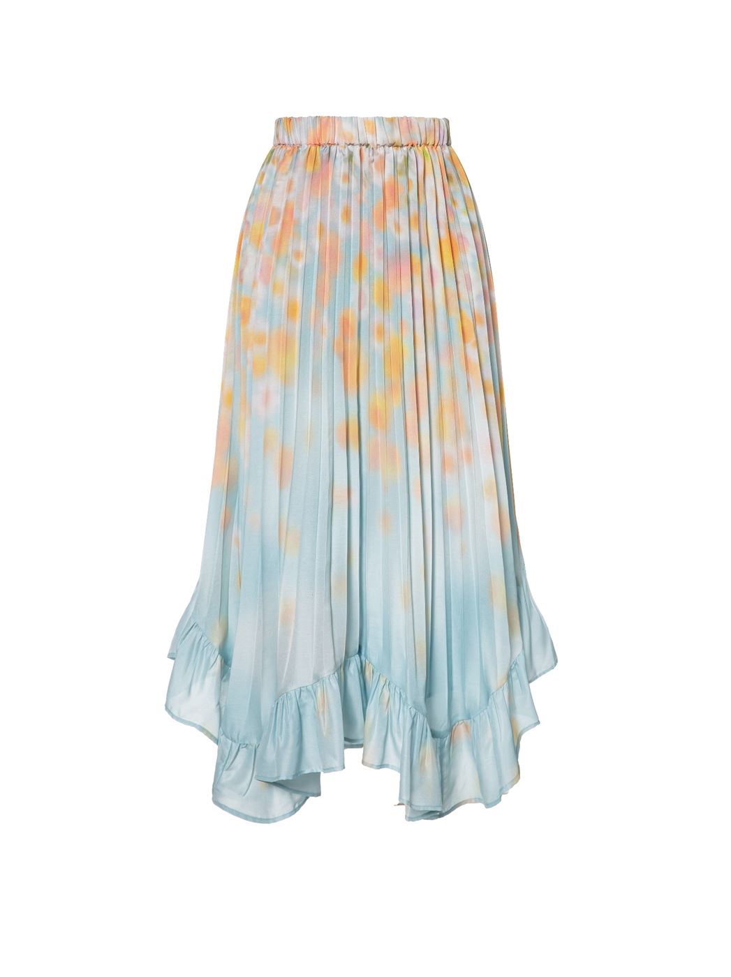 Pleated Asymmetric Skirt - Femi9 EG