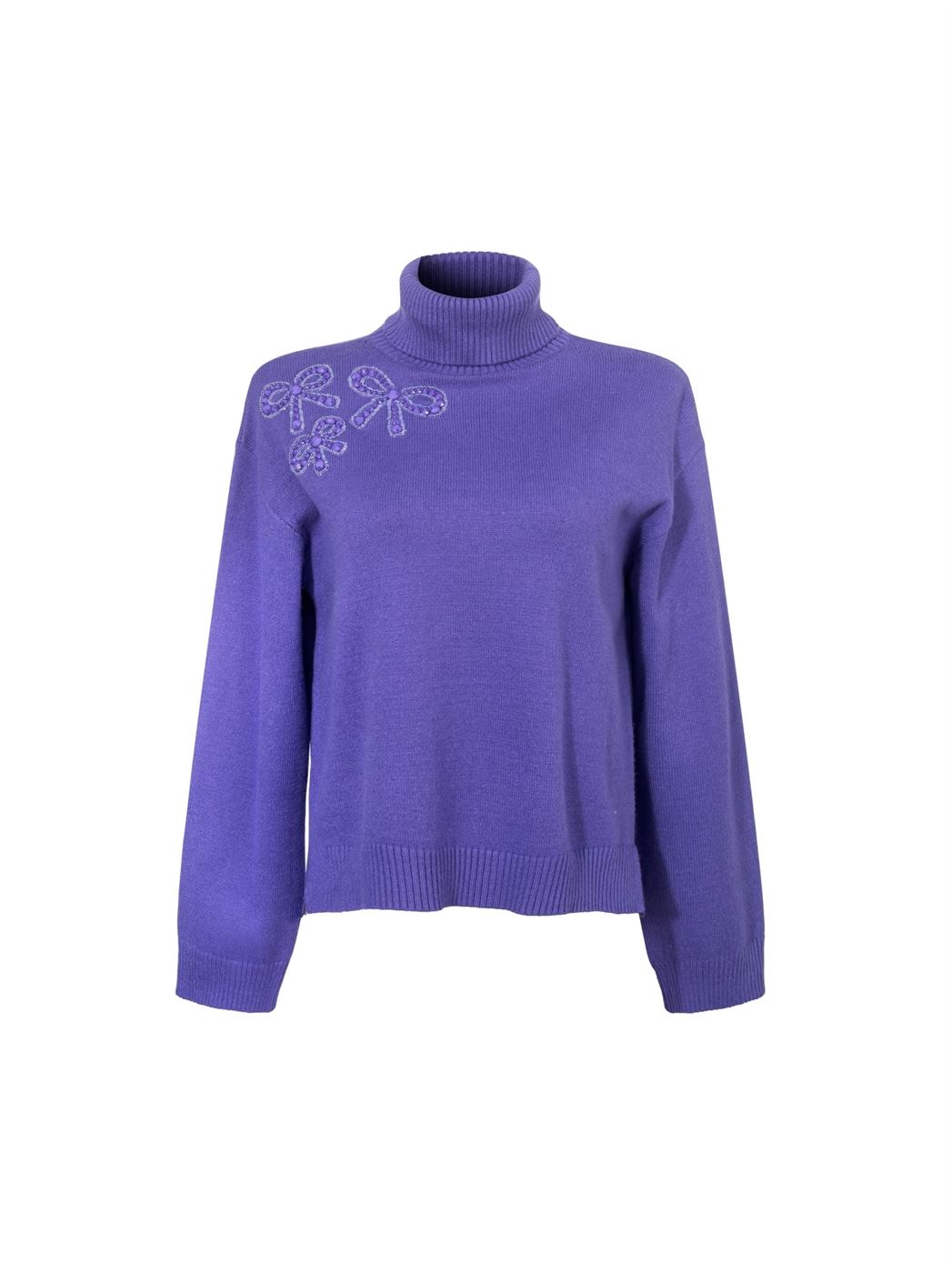 Turtleneck Loose Pullover - Femi9 EG