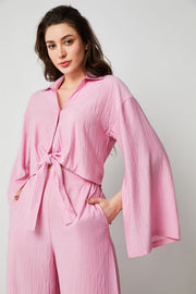 Front Knot Blouse - Femi9 EG