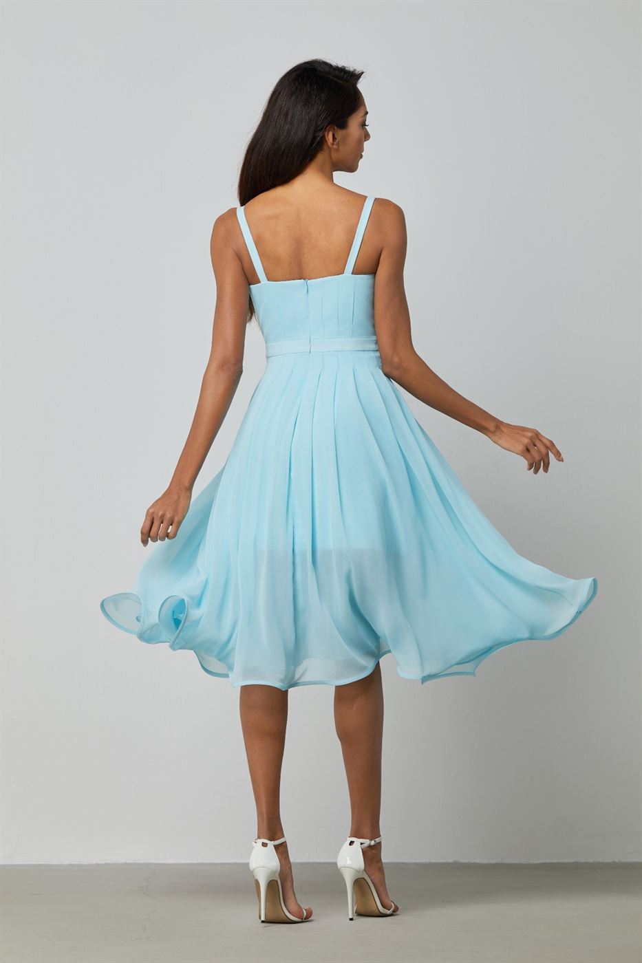 Pleated Midi  Dress - Femi9 EG