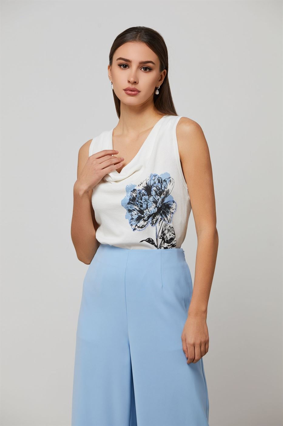 Drape Effect Knit Top - Femi9 EG