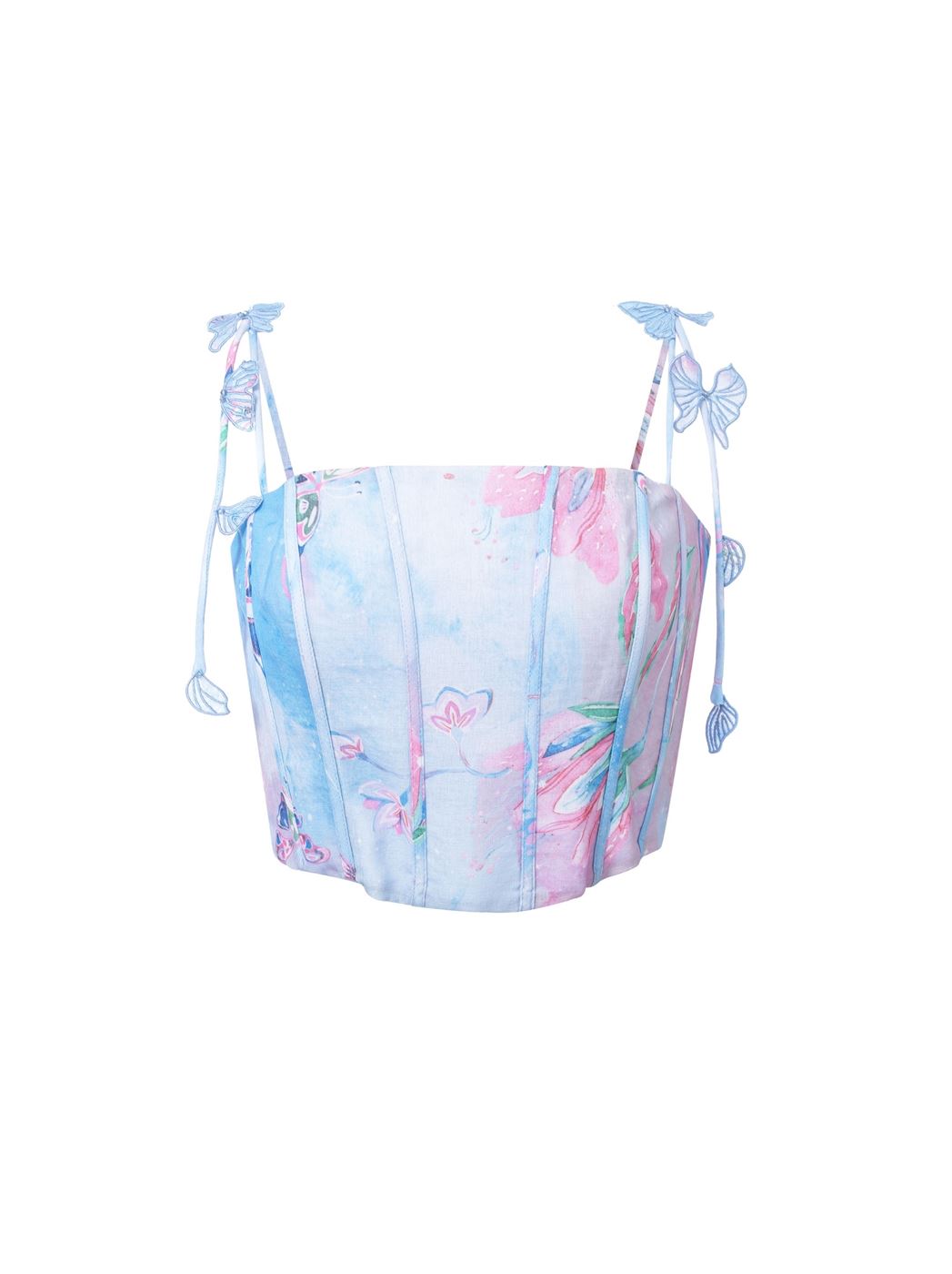 Printed Cropped Top - Femi9 EG